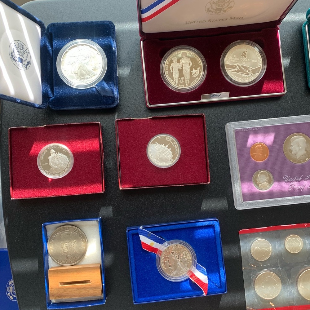 USA SILVER Collectable/ Rare Mint Grade Coins+Half Dollars+Presidential/state.25